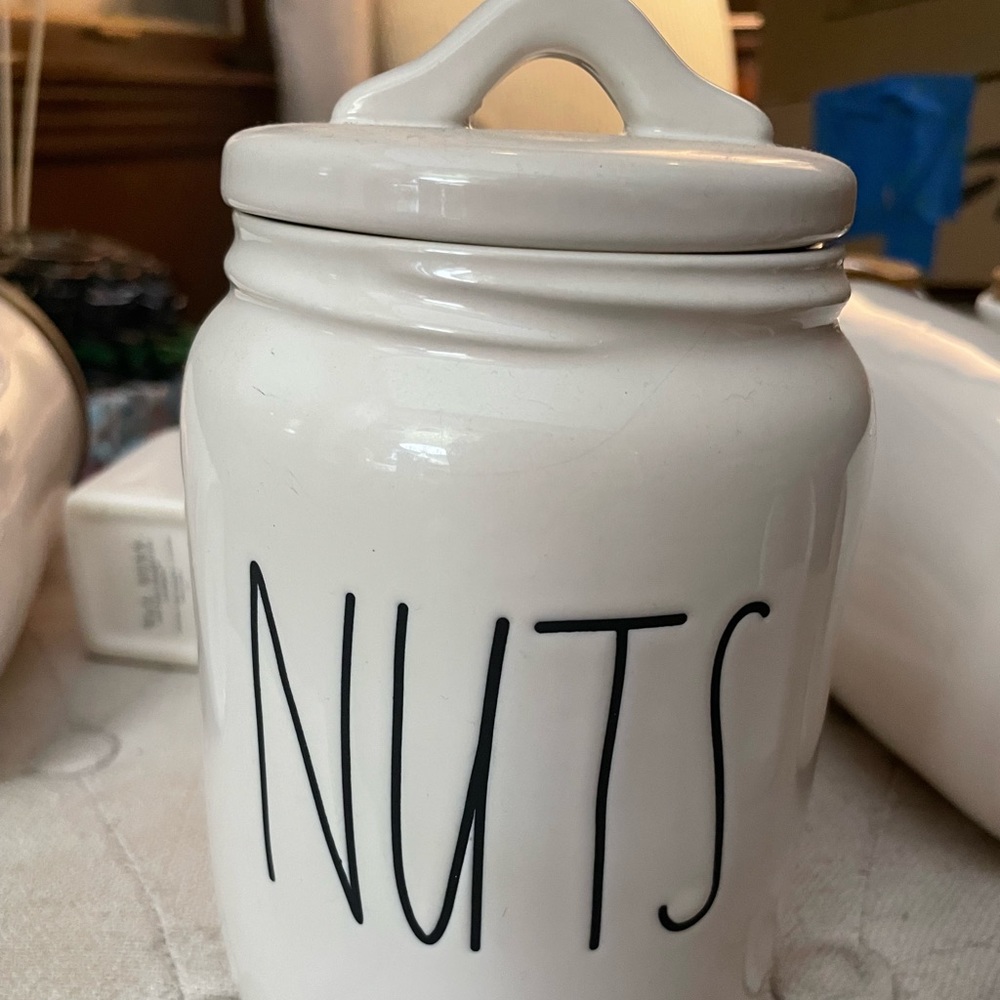 Rae Dunn NUTS canister